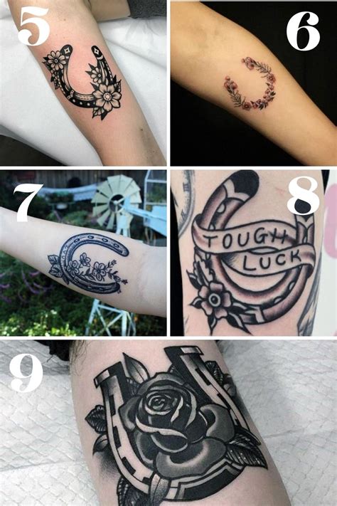 39 Lucky Horseshoe Tattoo Ideas Designs