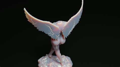 Fallen Angel Statue Free 3d Model 3d Printable Cgtrader