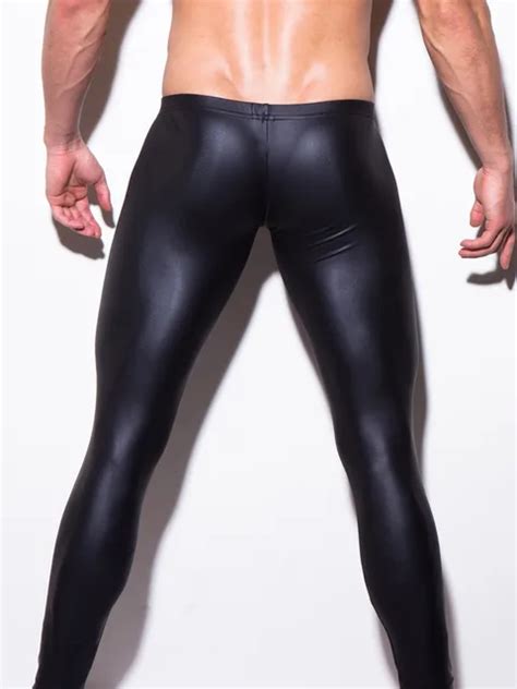 Sexy Men Low Rise U Bulge Pouch Night Club Stage Performance Tights