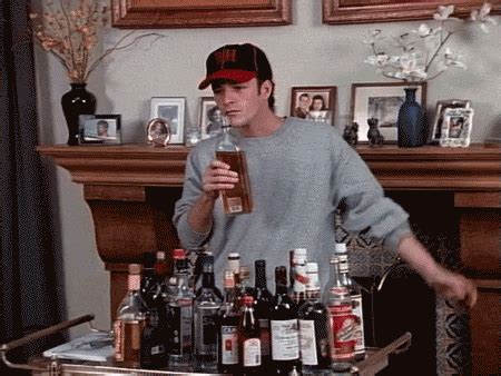 Luke Perry Drinking Gif Find Share On Giphy