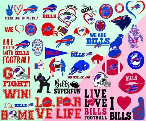 Buffalo Bills Svg Dxf Png Buffalo Bills Svg Bundle NFL Etsy
