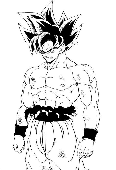 Ultra Instinct Imagenes De Goku Ultra Instinto Para Colorear Images