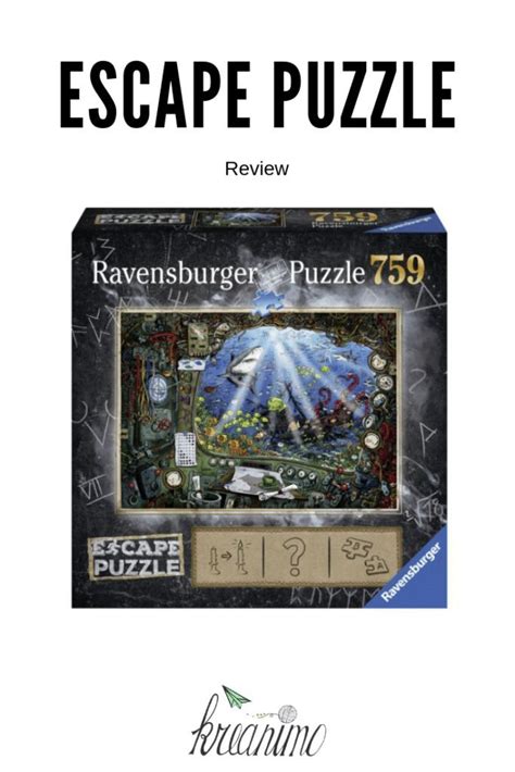 The three symbols on the beam over the fish indicate the relevant final answers. Escape puzzle van Ravensburger - uitgetest - Klusjes voor ...