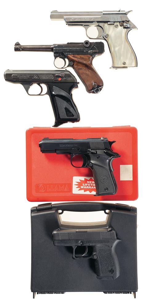 Five Semi Automatic Pistols Rock Island Auction