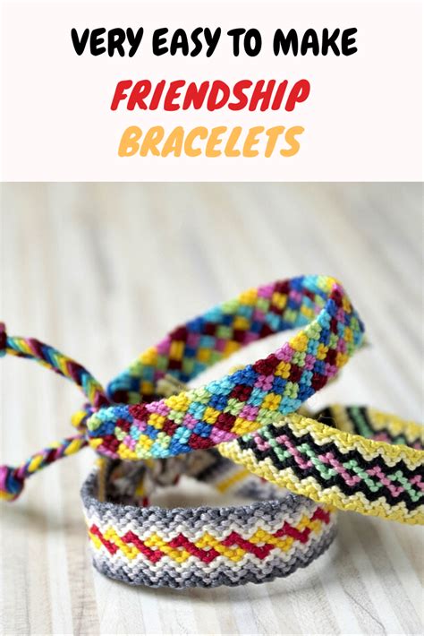 Very Easy To Make Friendship Bracelets Friendship Bracelets