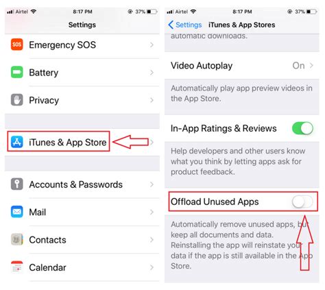 Therefore, your app store and itunes has been disabled. How to Disable Offload Unused Apps on iPhone and iPad