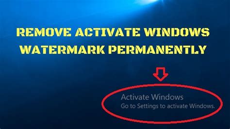 How To Hide Activate Windows Watermark Permanently For Free 2019 Trick