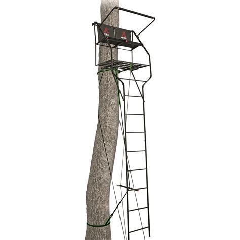 Primal Tree Stands Double Vantage Deluxe 18 Two Man Ladder Tree Stand
