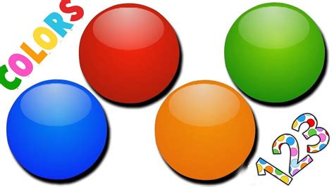 Baby Learn Colors And Numbers With Balls Colors For Kids Children