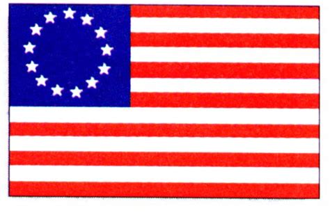 13 Star American Flag Template The Flag Displaying 13 Stars In A