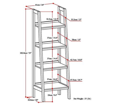 We Love Ladder Shelves They Are Ultimately Practical And Functional As