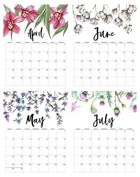 Free Printable April May June Calendar 2021 Templates 7 Calendar