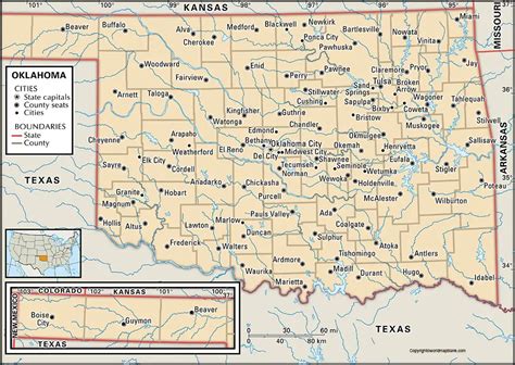 Printable Oklahoma City Map