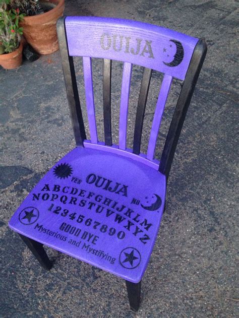 Ouija Board Chair Halloween Decor Inspired From A Favorite Pin ️ Halloween Furniture Goth