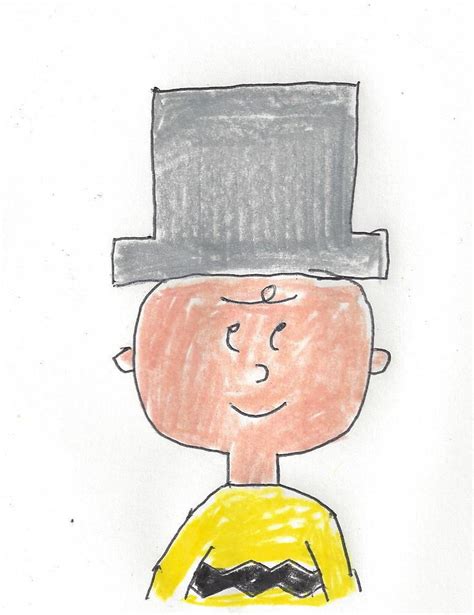 Charlie Brown Wearing A Silver Top Hat By Dth1971 On Deviantart