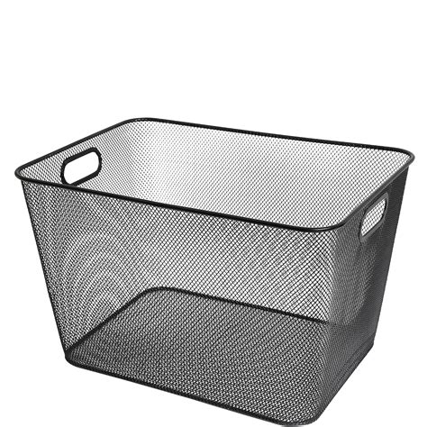 Ybm Home Wire Mesh Open Bin Shelf Storage Basket Kitchen Pantry
