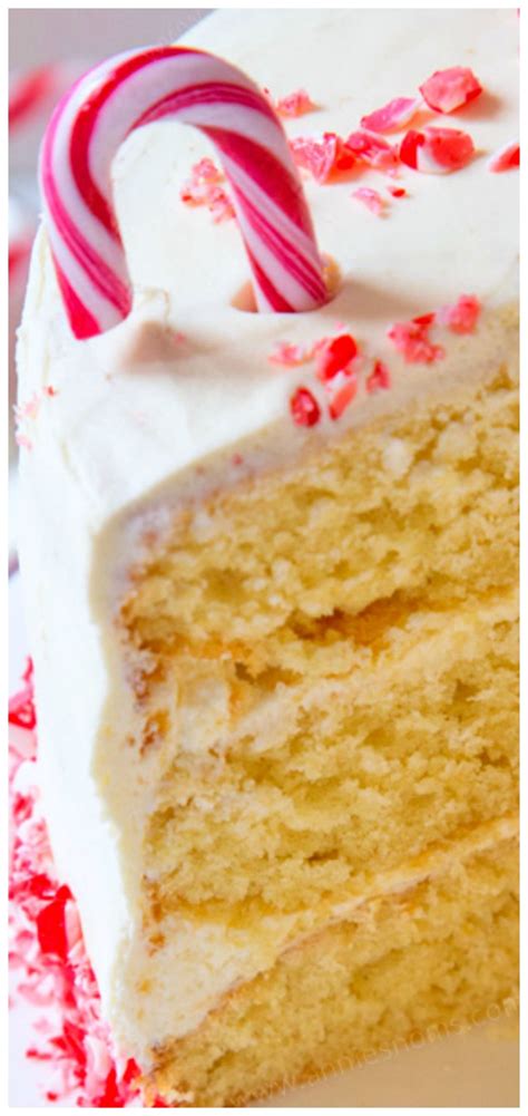 Candy Cane Layer Cake Recipe Cake Recipes Just Desserts