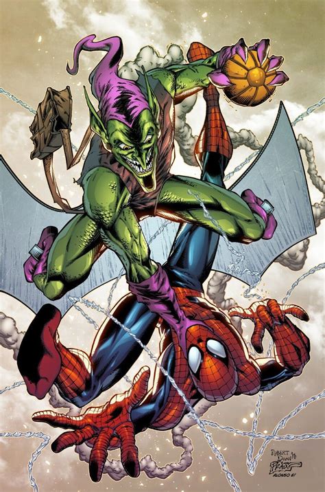 Untitled Spiderman Comic Spiderman Vs Green Goblin Hero Drawing