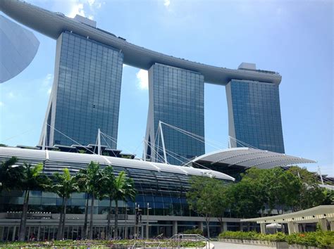 In Singapore The Marina Bay Sands Hotel Is Unique And Makes Quite A