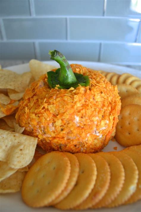 Crowd Pleasing Savory Pumpkin Cheese Ball Recipe The Daily Hostess