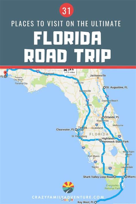 Road Trip Florida Florida Vacation Florida Travel Vacation Spots