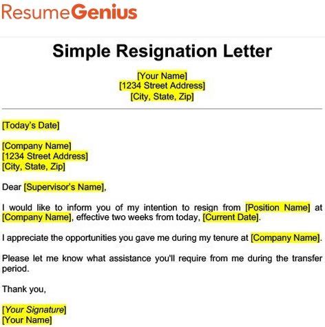 This should be addressed in your letter of resignation. Emigrate or immigrate: Resignation notice
