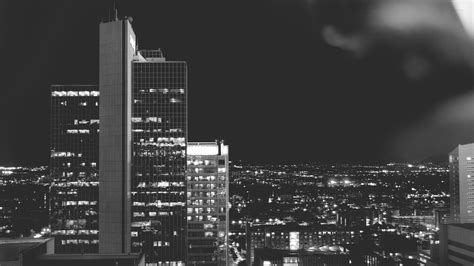 Grey High Rise Building Monochrome Cityscape Photography Photoshop