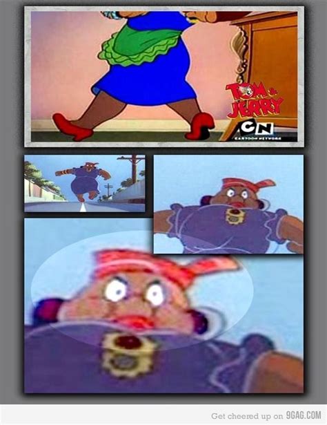 The Face Of The Female Owner In Tom And Jerry Crazy Funny Memes