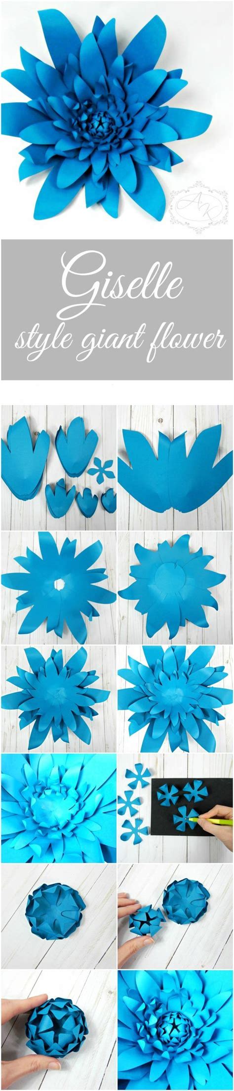 Giant Diy Paper Flower Templates With Instructions Large Backdrop