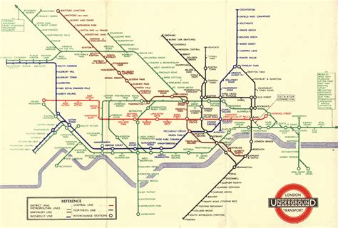 The London Tube Map Archive