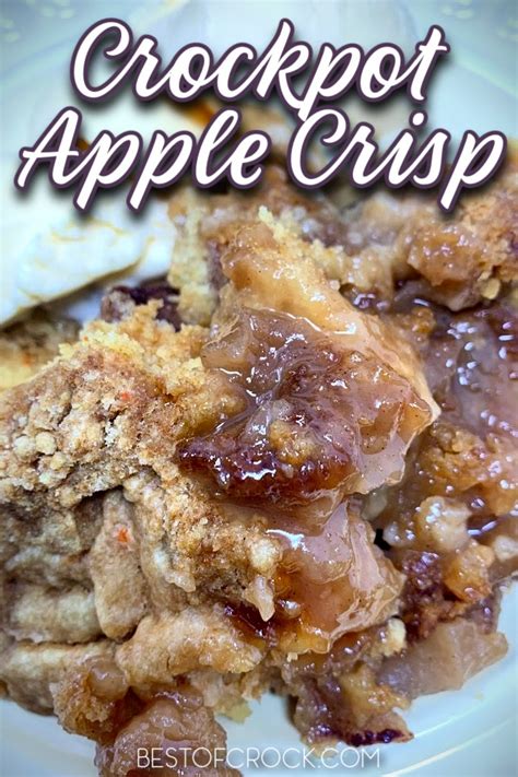 Carefully quick release the pressure from your instant pot. Crockpot Apple Crisp with Cake Mix Recipe - Best of Crock