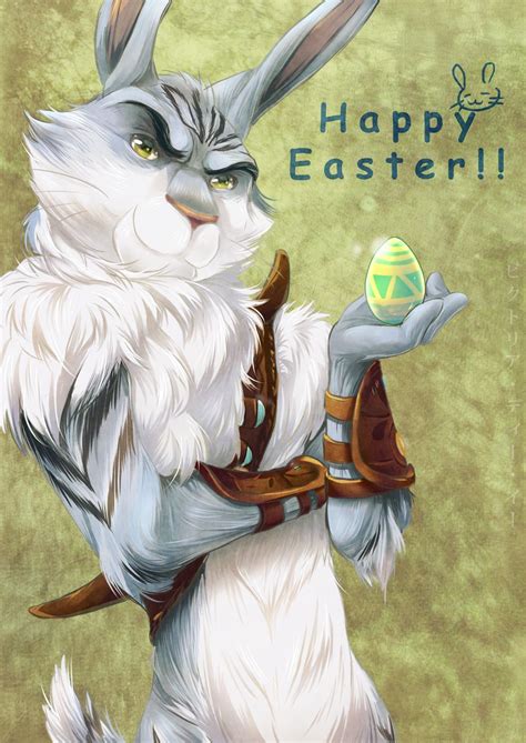 Happy Easter From Bunnymund By Kotorikurama On Deviantart Rise Of The