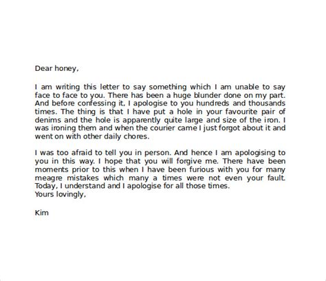 Free 9 Apology Love Letter Templates In Pdf Ms Word