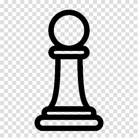 Chess Piece Pawn White And Black In Chess Checkmate Chess Transparent