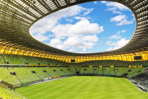 Take the tram in the direction. Trench heating at the PGE Arena Municipal Stadium Gdansk / Poland - Verano Convector
