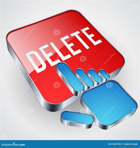 Delete Button Stock Photos Image 31607653