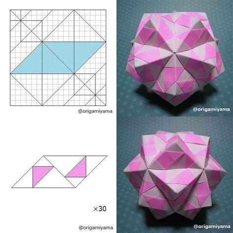 Origamimodular Origami Kusudama Sonobevariations Sonobe Origami