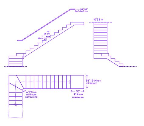 L Shaped Winder Stairs Dimensions And Drawings