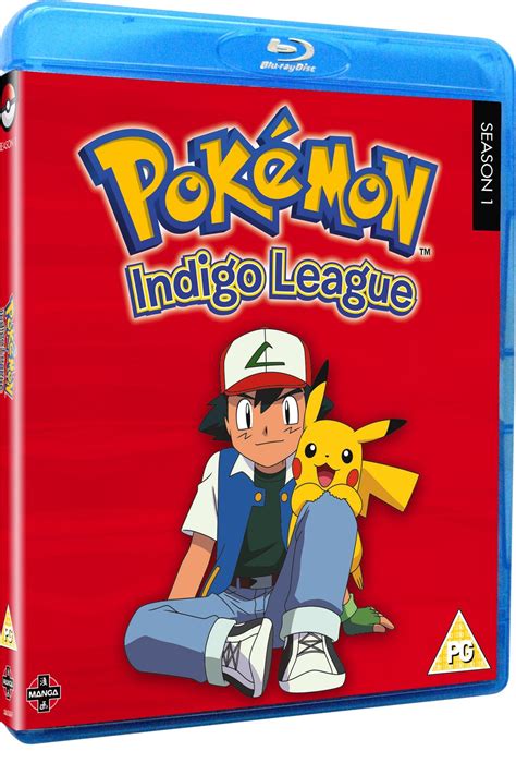 Pokemon Indigo League Season 1 Blu Ray Box Set Free Shipping