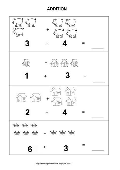 Choose a specific addition topic below to view all of our worksheets in that content area. Kindergarten Math Addition Practice Worksheet
