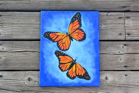 Paint A Butterfly Pamela Groppe Art Acrylic Painting For Beginners