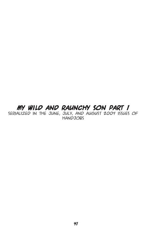 My Wild And Raunchy Son By Josman Part 1 Updated