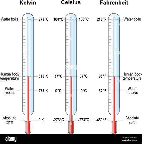 Escala De Temperatura Kelvin Imágenes Vectoriales De Stock Alamy