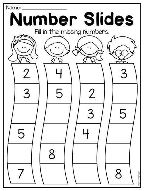 Sorting Numbers Worksheets Kindergarten