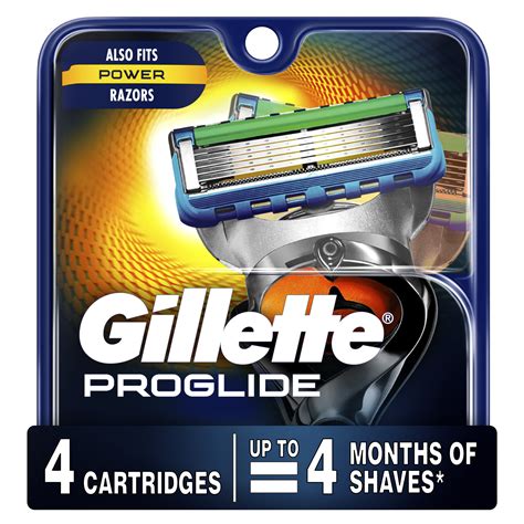 gillette proglide mens razor blade refills cartridges 4 ct