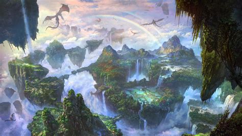 Fantasy Landscape Art Artwork Nature Scenery Wallpaper 4000x2250