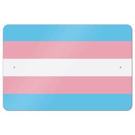Transgender Trans Pride Flag Original Blue Pink White Home Business