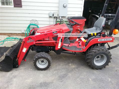 Massey Ferguson Gc 2300 4x4 Front End Loader And Mower