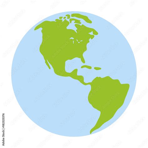 World Globe Icon Vector Earth Logo Web Global Simbol Illustration