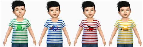 New Shirts ♥ Simfileshare Toddler Outfits Sims 4 Maxis Match